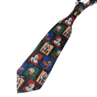 Disney Mickey Donald pluto character tie 23112903 ディズニー ミッキー ネクタイ | Vintage.City 古着屋、古着コーデ情報を発信
