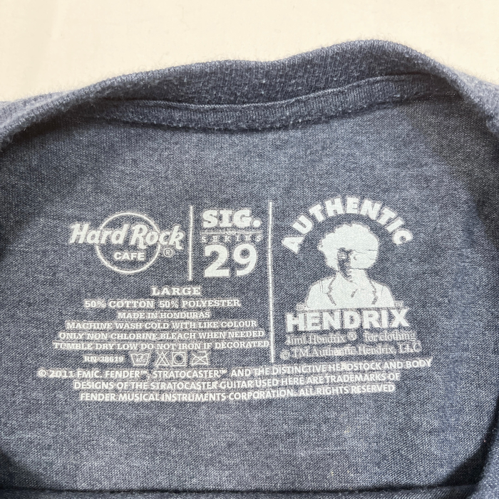 Lsize HARD ROCK CAFE Jimi Hendrix | Vintage.City Vintage Shops, Vintage Fashion Trends