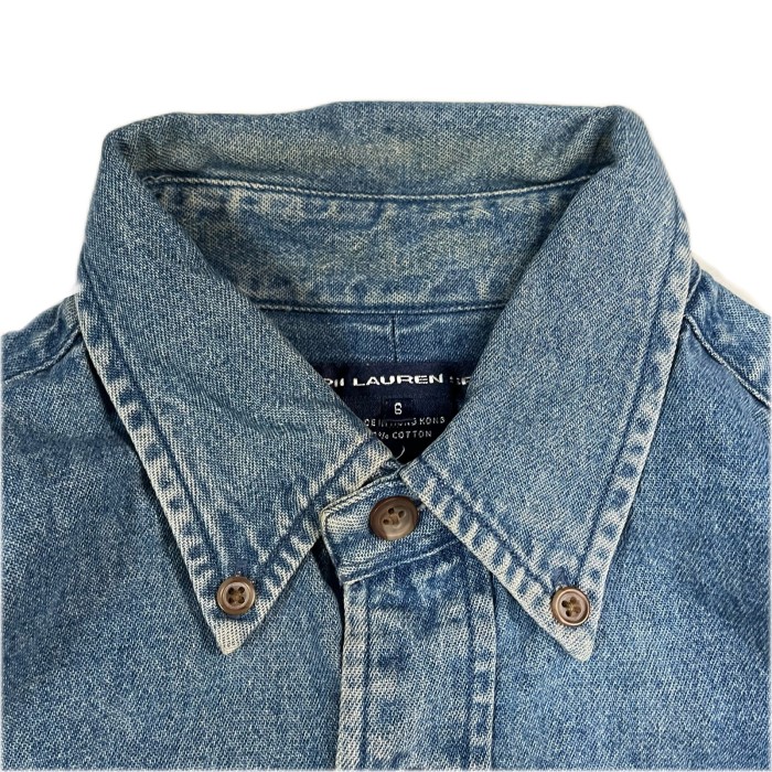 6size Ralph Lauren denim shirt | Vintage.City 古着屋、古着コーデ情報を発信
