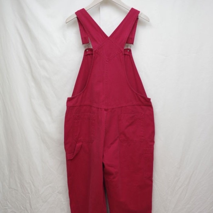 赤いコットンオーバーオール | Vintage.City 古着屋、古着コーデ情報を発信
