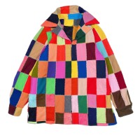 Free size handmade zip-up  jacket 24031211 パッチワーク レディース ジャケット | Vintage.City 古着屋、古着コーデ情報を発信