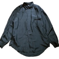 82　Msize シルクシャツ　ブラック | Vintage.City ヴィンテージ 古着