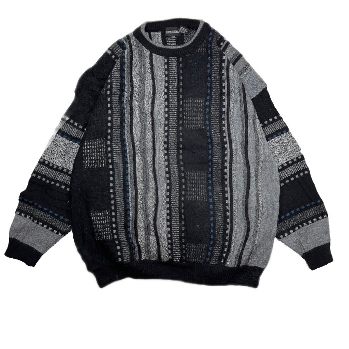 XXLsize ITALY 3D knit 23113005 イタリア ニット | Vintage.City 古着屋、古着コーデ情報を発信