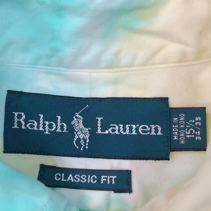 【４】15-1/2 Ralph Lauren tie dye shirt 長袖シャツ　ラルフローレン　後染め リメイク | Vintage.City 古着屋、古着コーデ情報を発信