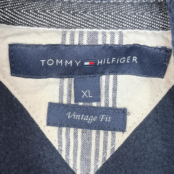 Lsize Tommy Hilfiger cotton long cardigan 23111920 トミーヒルフィガー コットン カーディガン | Vintage.City 古着屋、古着コーデ情報を発信