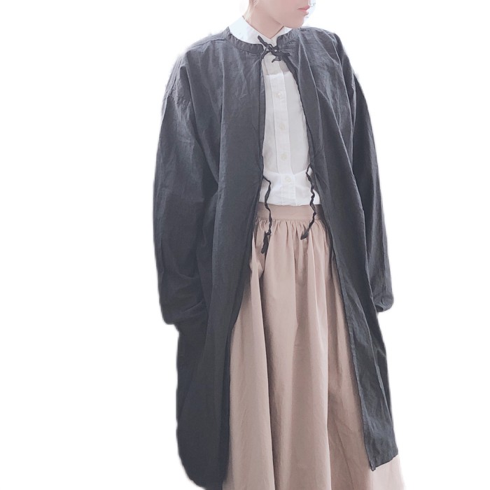 Freesize surgical gown gray サージカルガウン ミリタリー | Vintage.City 빈티지숍, 빈티지 코디 정보