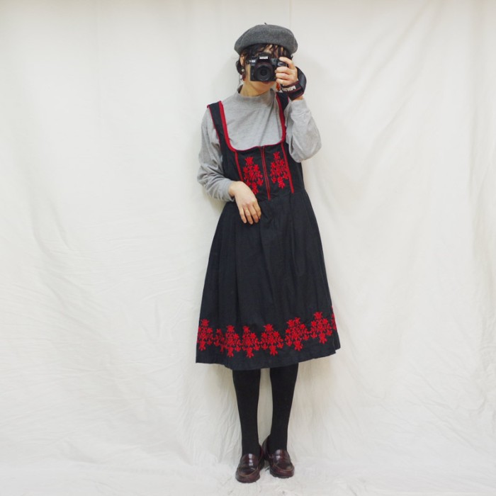 フォークロアジャンパースカート | Vintage.City 빈티지숍, 빈티지 코디 정보