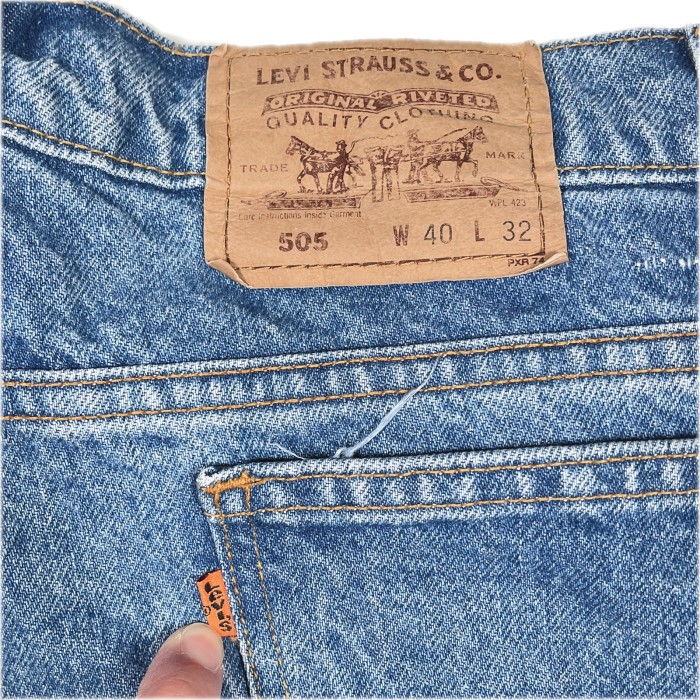 19 80's W40 L32 Levi's 505 denim pants | Vintage.City 古着屋、古着コーデ情報を発信