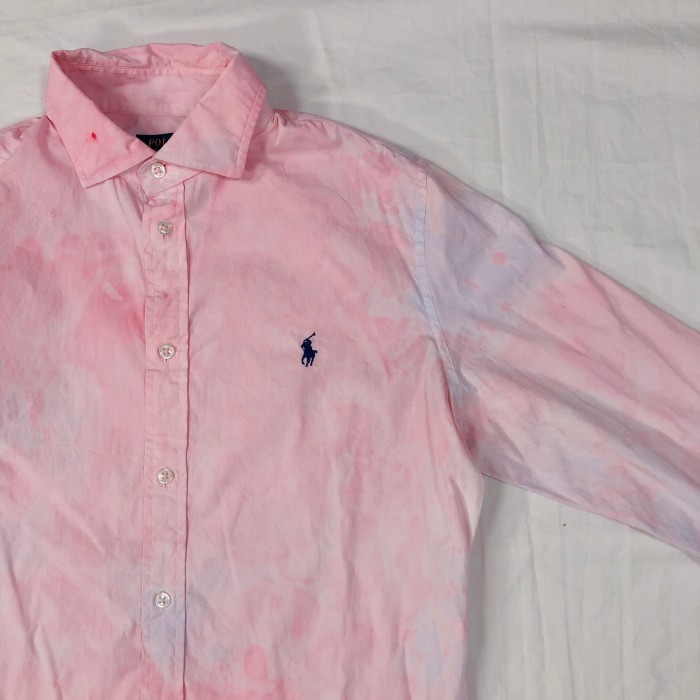 11 14size Polo Ralph Lauren tie dye shirts 長袖シャツ ラルフローレン リメイク | Vintage.City 古着屋、古着コーデ情報を発信