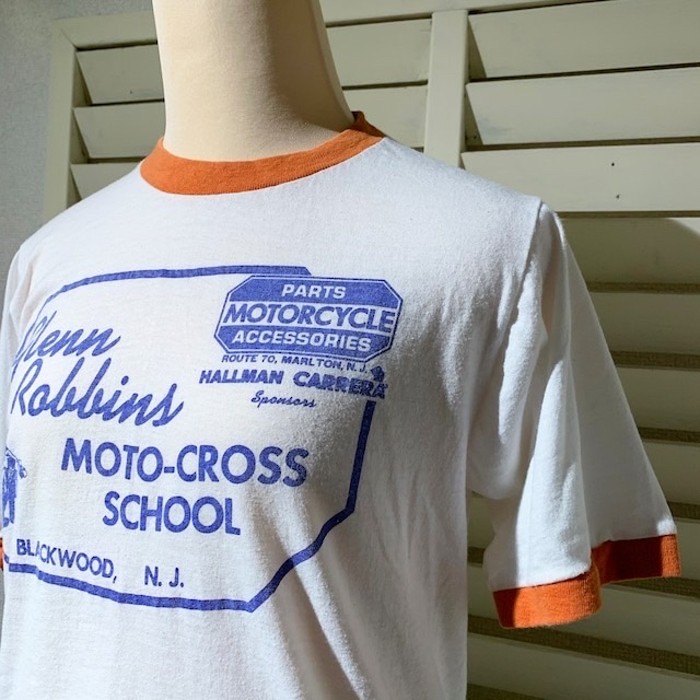 【vintage】motocross リンガー Tシャツ　（men's S) | Vintage.City 古着屋、古着コーデ情報を発信