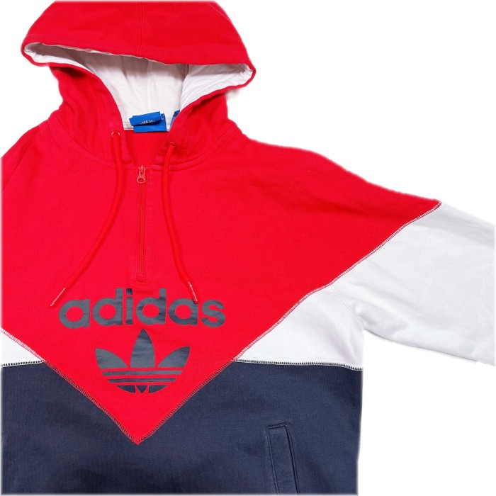 Ssize adidas big logo hoodie 23112700 アディダス ロゴ パーカー | Vintage.City 古着屋、古着コーデ情報を発信