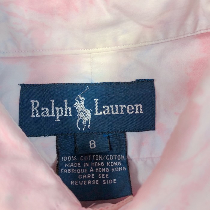【13】 90's 8size Ralph Lauren tie dye shirt 90年代 ラルフローレン レディース リメイクシャツ | Vintage.City 古着屋、古着コーデ情報を発信
