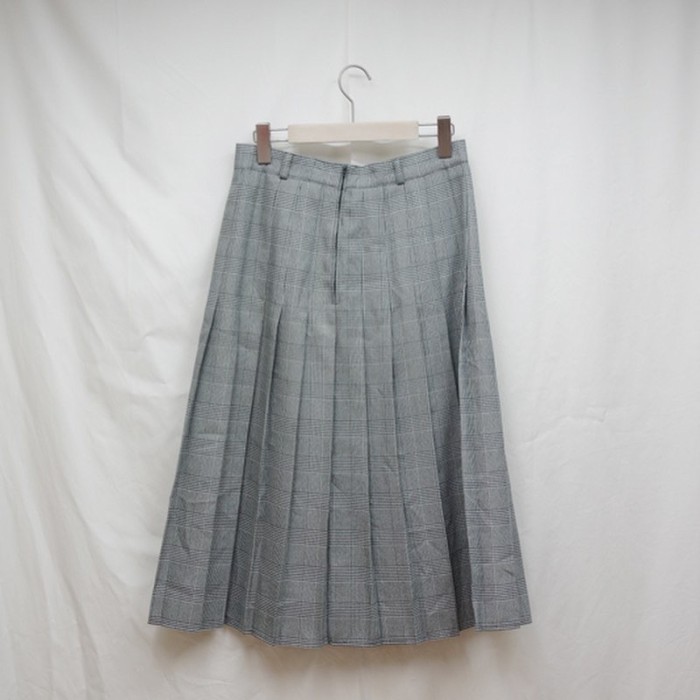 グレンチェックのプリーツスカート | Vintage.City 古着屋、古着コーデ情報を発信