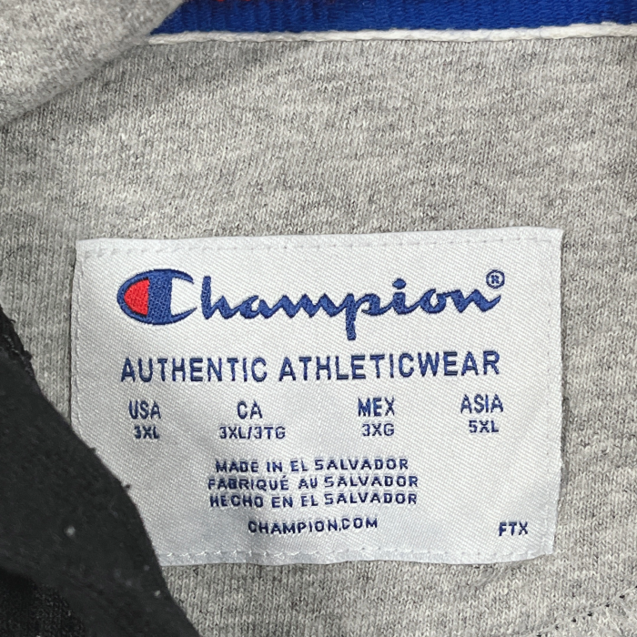 3XLsize Champion onepoint hoodie 23111116 チャンピオン パーカー 刺繍 | Vintage.City 古着屋、古着コーデ情報を発信