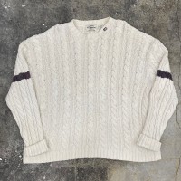 1990’s Polo Jeans / cotton cable knit | Vintage.City ヴィンテージ 古着