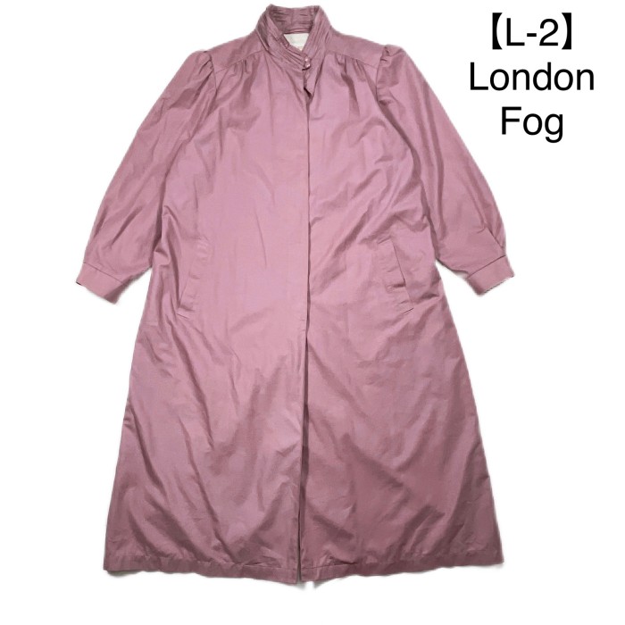 L-2 16REG London Fog Ladies long coat ロンドンフォグ ロングコート ステンカラーコート | Vintage.City 빈티지숍, 빈티지 코디 정보