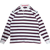 XLsize Columbia border polo shirt | Vintage.City 古着屋、古着コーデ情報を発信