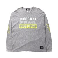 MOBB. × Champion ロングスリーブTシャツ XL グレー コットン ロゴプリント 袖ロゴ | Vintage.City ヴィンテージ 古着