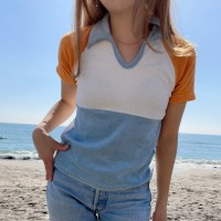 vintage Pile Fabric polo shirt (women's M相当) | Vintage.City ヴィンテージ 古着