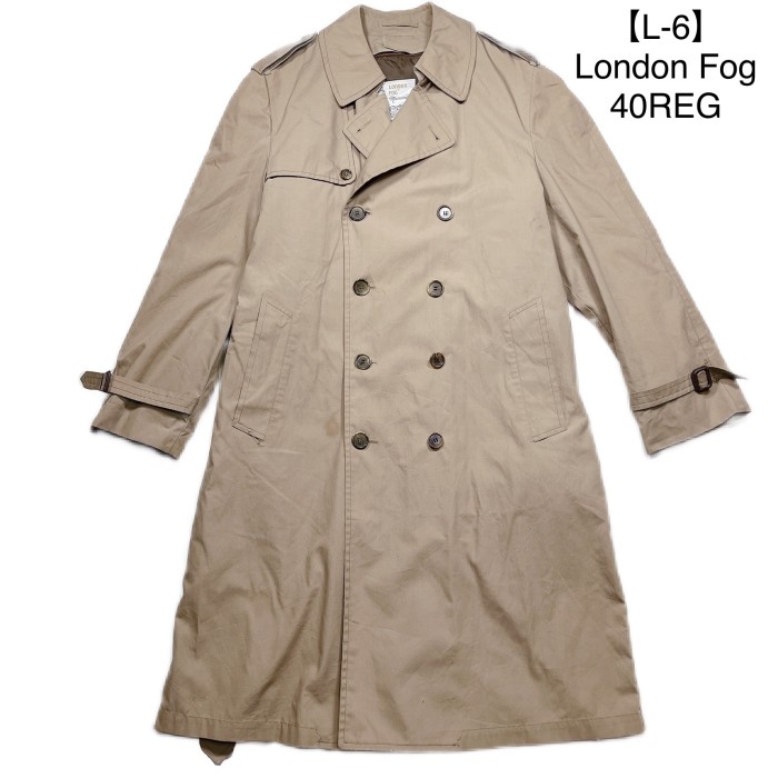 L-6 LONDON FOG trench coat ロンドンフォグ トレンチコート ロングコート | Vintage.City 古着屋、古着コーデ情報を発信