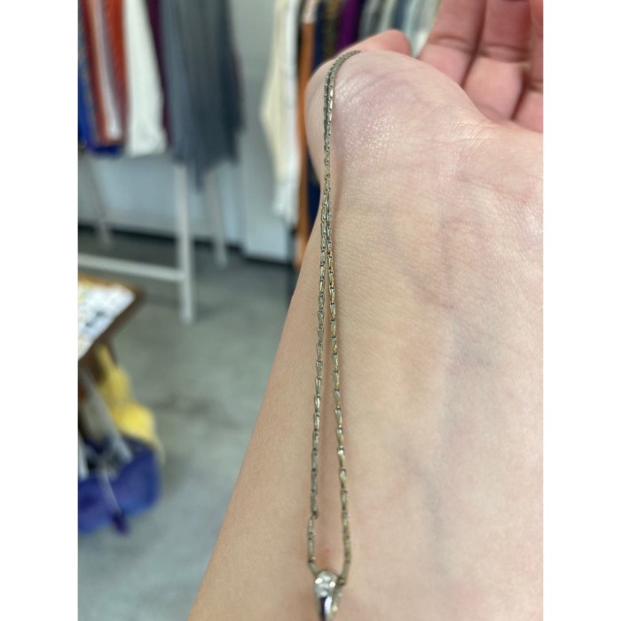 #290 silver925 necklace シルバーネックレス 十字架 透明 アクセサリー 古着屋 | Vintage.City 古着屋、古着コーデ情報を発信