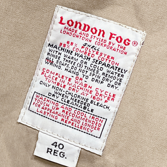 L-6 LONDON FOG trench coat ロンドンフォグ トレンチコート ロングコート | Vintage.City 빈티지숍, 빈티지 코디 정보