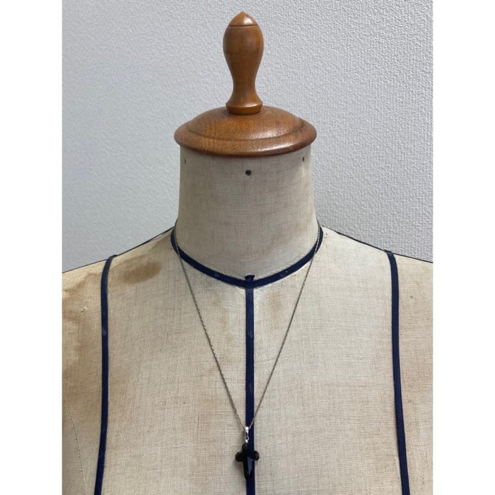 #290 silver925 necklace シルバーネックレス 十字架 透明 アクセサリー 古着屋 | Vintage.City 빈티지숍, 빈티지 코디 정보
