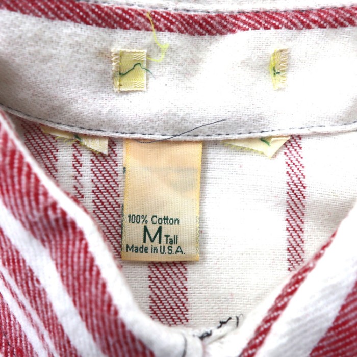 BIG MAC ネルシャツ M ホワイト ストライプ USA製 | Vintage.City 古着屋、古着コーデ情報を発信