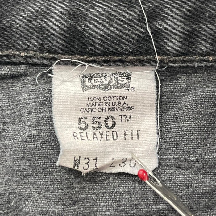 1999's Levi's 550 / black denim pants #A834 | Vintage.City 古着屋、古着コーデ情報を発信