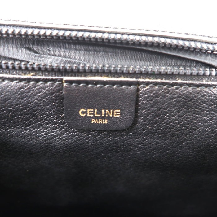 CELINE クラッチバッグ ブラック レザー M08 イタリア製 | Vintage.City 古着屋、古着コーデ情報を発信