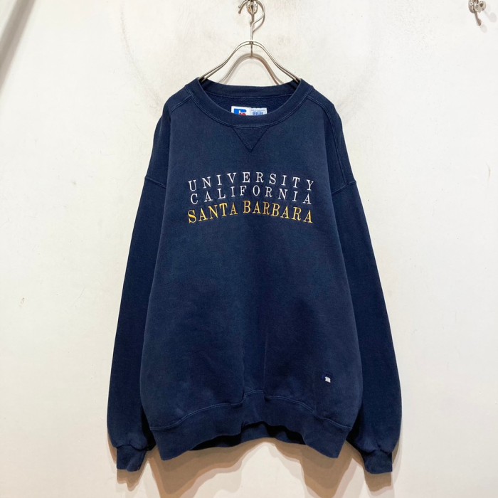 90’s “SANTA BARBARA” Embroidery Sweat Shirt 「Made in USA」 | Vintage.City 빈티지숍, 빈티지 코디 정보