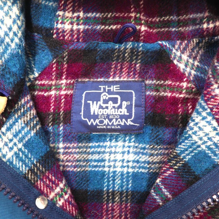 USA製 Woolrich THE WOMAN マウンテンパーカー XL ネイビー ナイロン ブランケットライナー 80年代 | Vintage.City 古着屋、古着コーデ情報を発信
