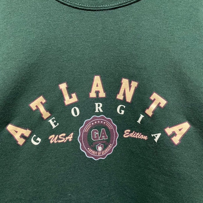 “ATLANTA” Print Sweat Shirt | Vintage.City 古着屋、古着コーデ情報を発信