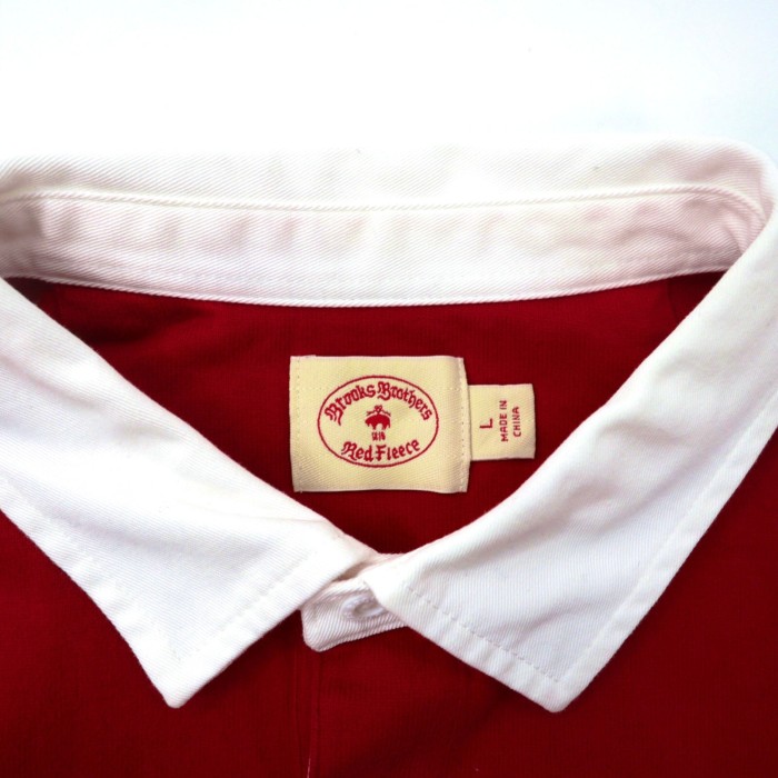 Brooks Brothers Red Fleece ラガーシャツ L レッド コットン | Vintage.City 古着屋、古着コーデ情報を発信