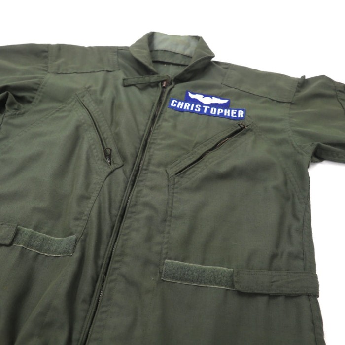 USAF  フライトスーツ L カーキ CHRIS T OPHER | Vintage.City 古着屋、古着コーデ情報を発信