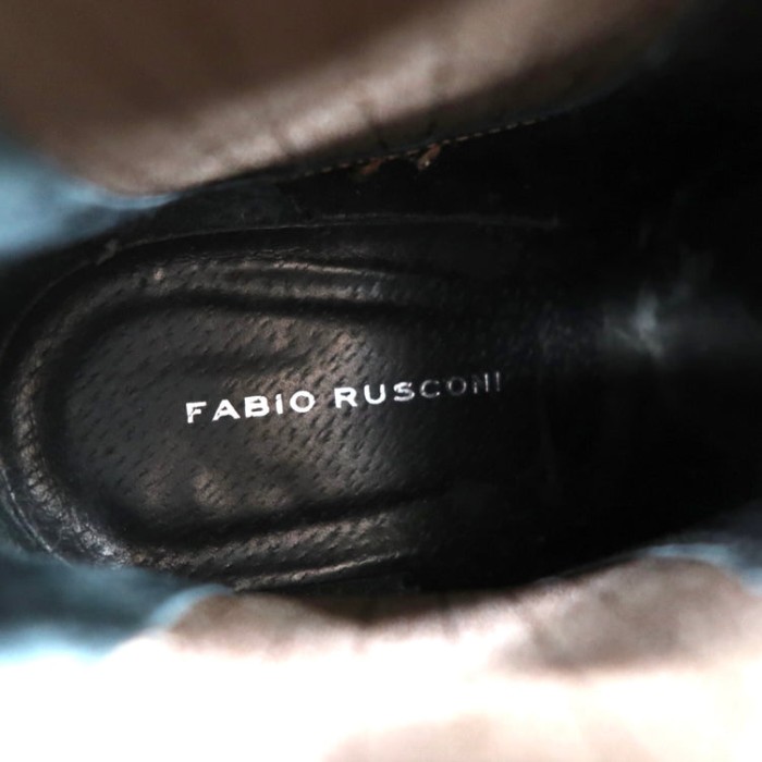 FABIO RUSCONI ブーティー 23.5cm グレー レザー イタリア製 | Vintage.City 古着屋、古着コーデ情報を発信
