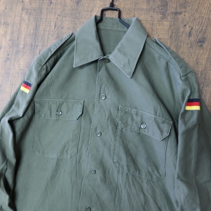 人気ミリタリー☆Unknown ドイツ軍 LSフィールドシャツ | Vintage.City 古着屋、古着コーデ情報を発信