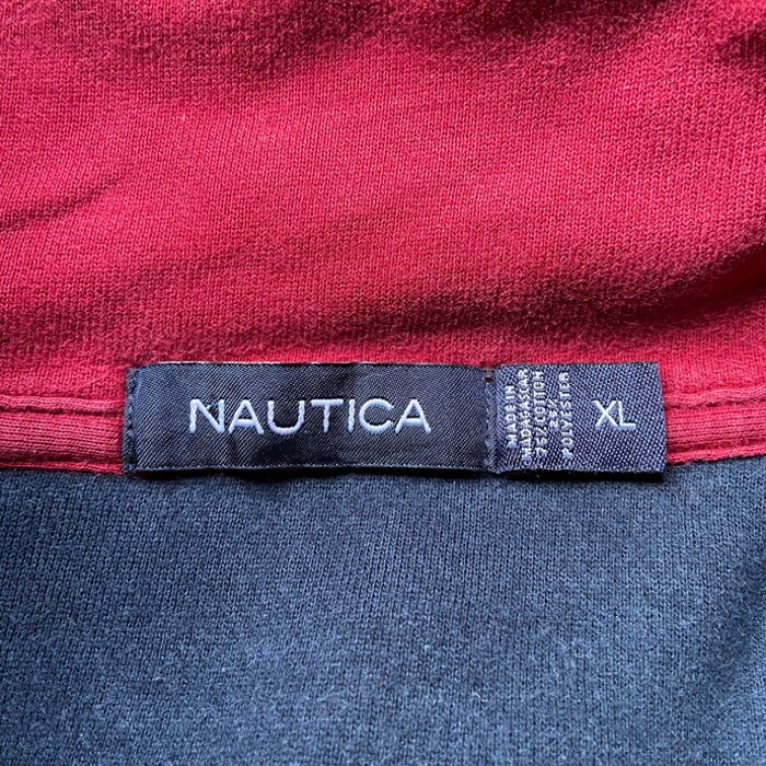 NAUTICA ノーティカ ワンポイントロゴ刺繍 ハーフジップ ハイネック スウェットシャツ メンズXL | Vintage.City 古着屋、古着コーデ情報を発信