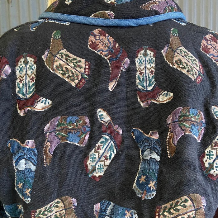 インド製 90年代 ゴブラン織り 総柄 コットンジャケット レディースM | Vintage.City 古着屋、古着コーデ情報を発信