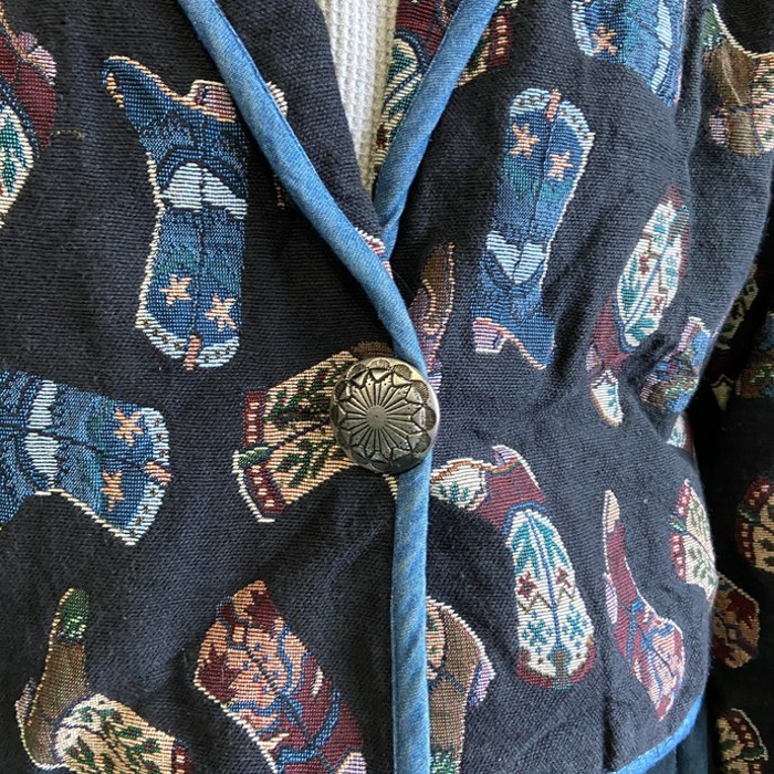 インド製 90年代 ゴブラン織り 総柄 コットンジャケット レディースM | Vintage.City 古着屋、古着コーデ情報を発信