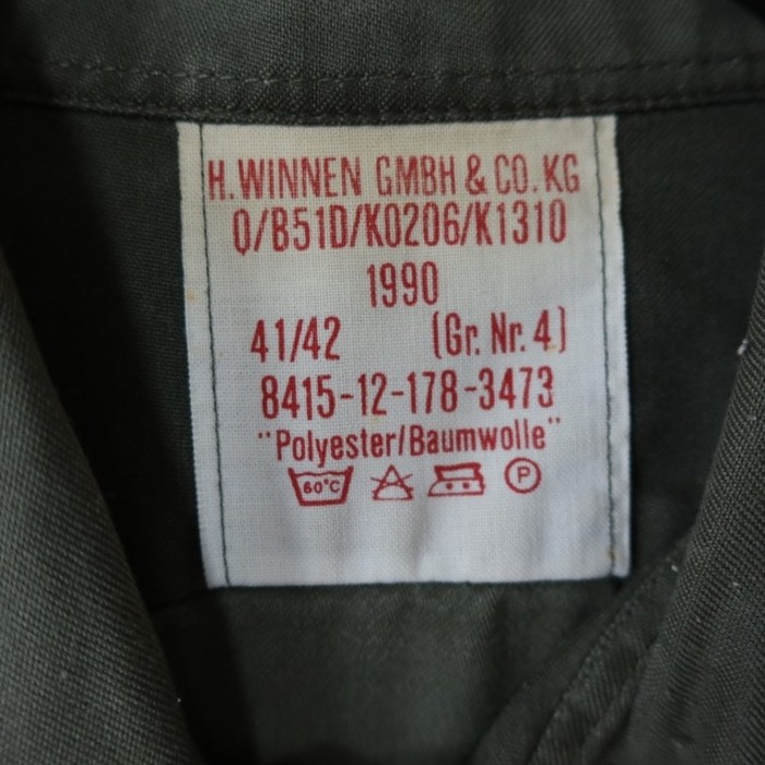90s ユーロ人気ミリタリー☆H.WINNEN GMBH フィールドシャツ | Vintage.City 古着屋、古着コーデ情報を発信