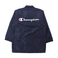 Champion ロングコーチジャケット M ネイビー ナイロン スクリプトロゴ 90年代 | Vintage.City 古着屋、古着コーデ情報を発信