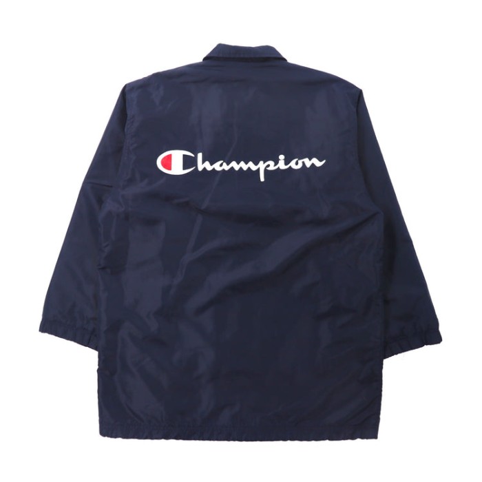 Champion ロングコーチジャケット M ネイビー ナイロン スクリプトロゴ 90年代 | Vintage.City 빈티지숍, 빈티지 코디 정보