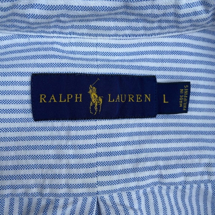 Ralph Lauren ラルフローレン ストライプシャツ メンズL | Vintage.City 古着屋、古着コーデ情報を発信