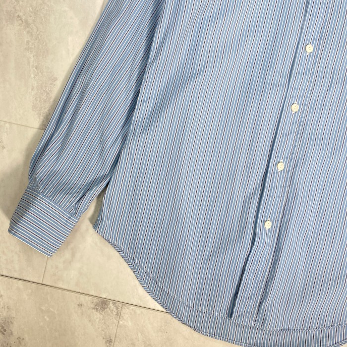 ポロラルフローレン 長袖ストライプシャツ 青 丸えり | Vintage.City 빈티지숍, 빈티지 코디 정보