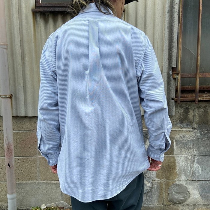 USA製 90年代 Brooks Brothers  ブルックスブラザーズ ストライプ コットンシャツ メンズL | Vintage.City 古着屋、古着コーデ情報を発信