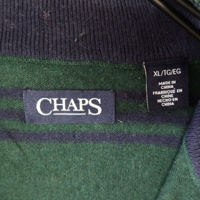 人気アイテム☆CHAPS チャプス LS ハーフジップセーター | Vintage.City 古着屋、古着コーデ情報を発信
