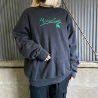 90年代 MICHIGAN STATE カレッジ チーム ロゴ刺繍 スウェットシャツ メンズXL | Vintage.City ヴィンテージ 古着