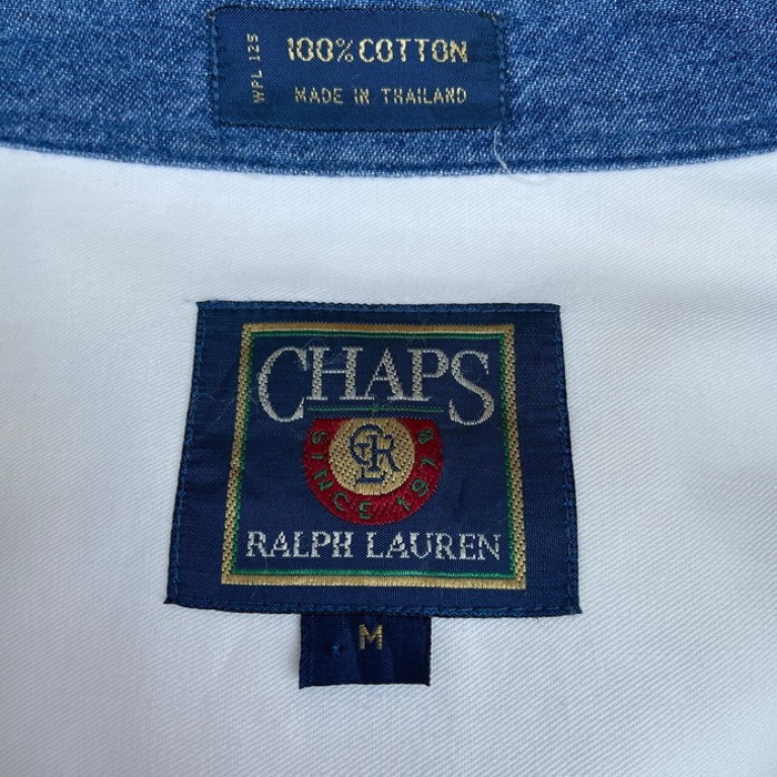 80~90年代 CHAPS Ralph Lauren 無地 ボタンダウンシャツ メンズM-L相当 | Vintage.City 古着屋、古着コーデ情報を発信