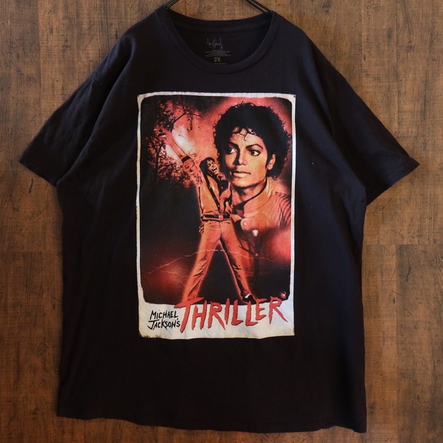 人気アイテム☆MICHAEL JACKSON THRILLER マイケルジャクソン スリラー 半袖Tシャツ | Vintage.City
